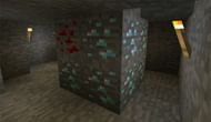 Finding ores (Image via Minecraft)